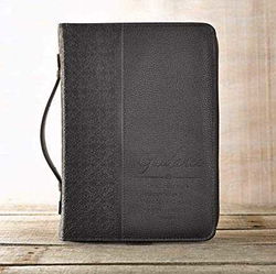 Image of BC: Classic Luxleather Black Proverbs 3:6 Large