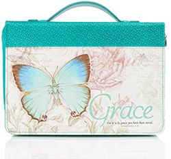Image of BC: Blue Botanic Butterfly Blessings ‘Grace” – Ephesians 2:8 -Medium