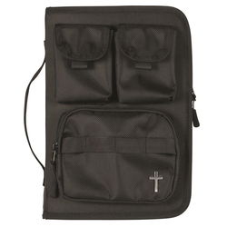 Image of BIBLE CASE PORTFOLIO STYLE BLACK LARGE