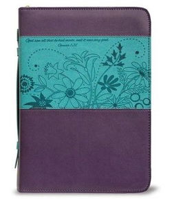 Image of BC: God Saw All That He Made Purple/Teal XLarge