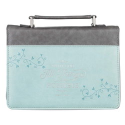 Image of BC: LG All Things Are Possible Classic Faux Leather in Light Blue