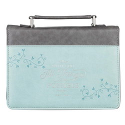 Image of BC: All Things Are Possible Leather Light Blue Medium
