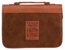 Image of BC: Stand Firm Two-tone Brown Faux Leather Medium