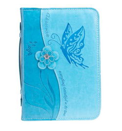 Image of BC: Teal Blue Butterfly XLarge