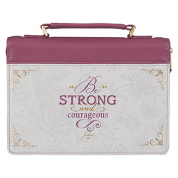 Image of BC: Strong and Courageous Topas Pink Faux Leather Fashion Medium