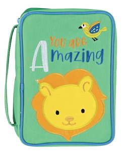 Image of Bible Cover Kids Green You Are Amazing