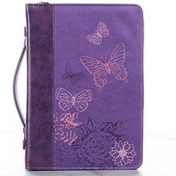 Image of BC: Purple Butterflies 2 Corinthians 5:17 Medium