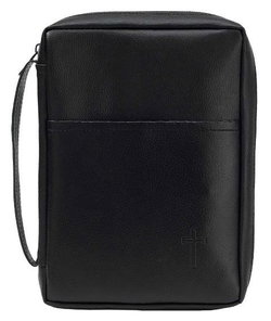 Image of BC: Black Cross Leather Like Vinyl XLarge