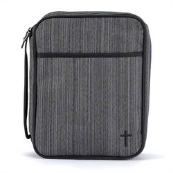 Image of BC : Black & Grey Cross Reinforced Polyester Large