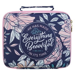 Image of Bible Organizer Hardcover Floral Everything Beautiful Ecc. 3:19