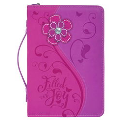 Image of BC: Filled With Joy Psalm Daisy Floral Hot Pink Medium