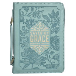 Image of BC: Fashion Teal Saved by Grace Eph. 2:8 – Medium