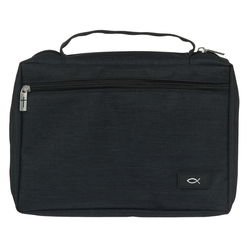 Image of BC: Value Black Ichthus Patch – Ex Large