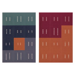 Image of Bible Indexing Tabs Multi-Color Coded