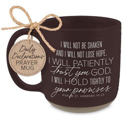 Image of Ceramic Mug Amen Hope and Trust – Black