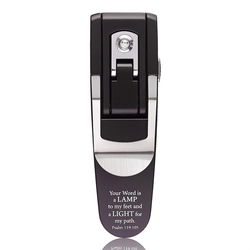 Image of Black Hydraulic Pop-Up Book Light -Psalm 119:105