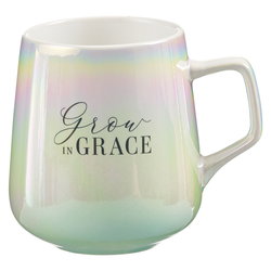 Image of Grow in Grace Iridescent Ceramic Coffee Mug