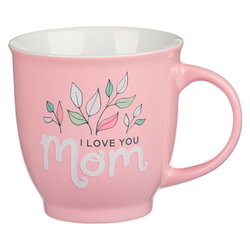 Image of Mug Pink I Love You Mom Isa. 62:4