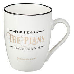 Image of Mug White I Know the Plans Jer. 29:11