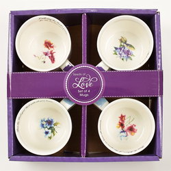 Image of Mug Set 4pc Seeds of Love