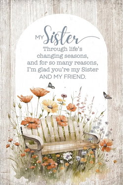 Image of My Sister Mini Plaque