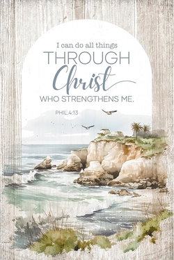 Image of I Can Do All Things Through Christ Mini Plaque