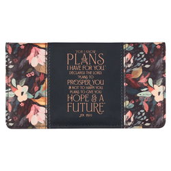 Image of Hope & A Future Faux Leather Checkbook Cover/ Wallet