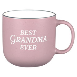 Image of Best Grandma Ever Pink Ceramic Coffee Mug – Psalm 103:17