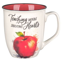 Image of Mug Red Teaching Minds, Shaping Hearts Prov. 2:6