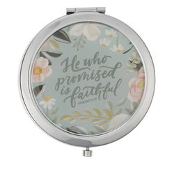 Image of Mirror Compact He Who Promised Is Faithful Heb. 10:23