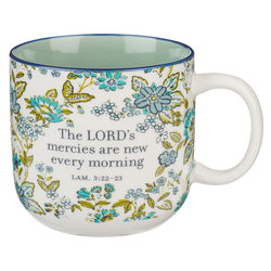 Image of Mug Teal New Mercies Lam. 3:22-23