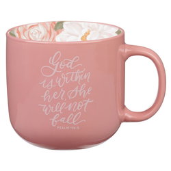 Image of Mug Pink God is Within Her Ps. 46:5