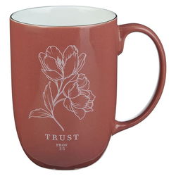 Image of Mug Pink Trust Prov. 3:5