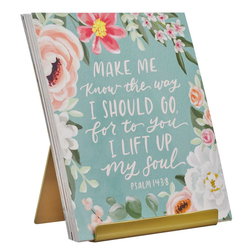 Image of Scripture Cards w/Stand Floral