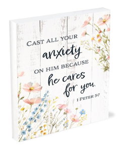 Image of Shelfie Sitter He Cares For You 4×5