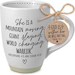 Image of Mug She Is Mountain Moving Warrior 17Oz