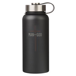 Image of Water Bottle SS Black Man of God