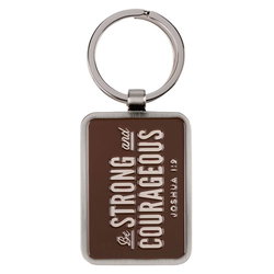 Image of Keychain Be Strong And Courageous Josh. 1:9