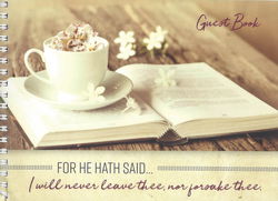 Image of Guest Book I Will Never Leave Thee- Discontinued