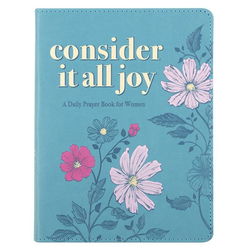 Image of Devotional Consider It All Joy-Leather Devotional