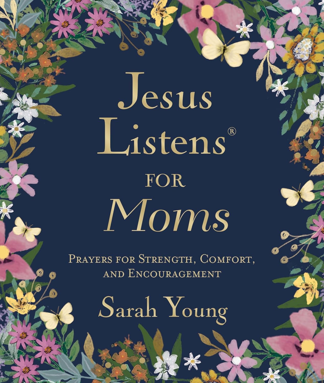 Image of Jesus Listens for Moms, Padded Hardcover, with Full Scriptures 50-Day Devotional