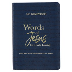 Image of Devotional Words of Jesus for Daily Living Faux Leather
