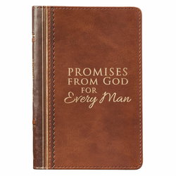Image of Gift Book Promises From God for Every Man Faux Leather