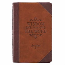Image of Gift Book Wisdom from the Word for Men Faux Leather