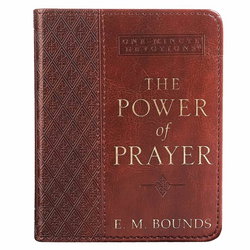 Image of One-Minute Devotions The Power of Prayer Faux Leather