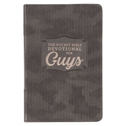 Image of Pocket Bible Devotional for Guys Faux Leather