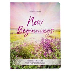 Image of Devotional New Beginnings Pink Floral Softcover