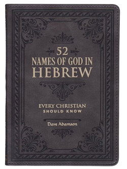 Image of Gift Book 52 Hebrew Names of God Faux Leather