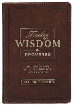 Image of Devotional Finding Wisdom in Proverbs Faux Leather