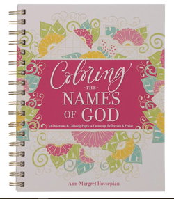 Image of Coloring Devotional Names of God Wirebound